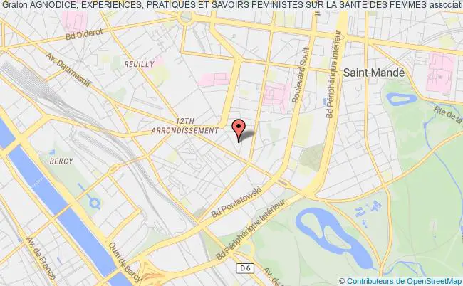 plan association Agnodice, Experiences, Pratiques Et Savoirs Feministes Sur La Sante Des Femmes Paris