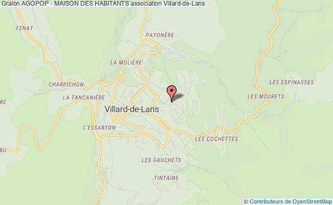 plan association Agopop - Maison Des Habitants Villard-de-Lans