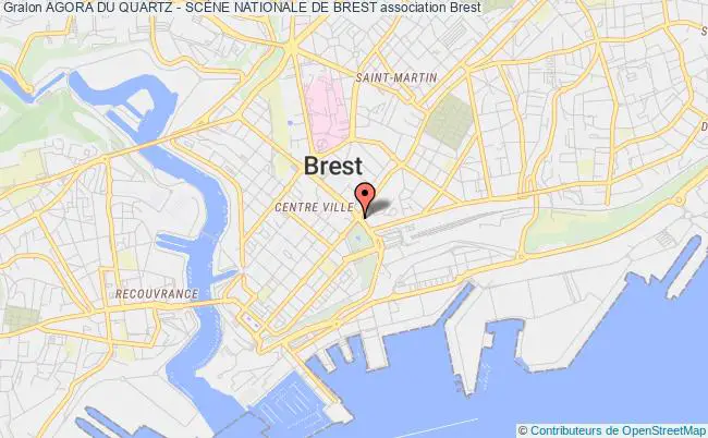 plan association Agora Du Quartz - ScÈne Nationale De Brest Brest