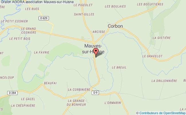 plan association Agora Mauves-sur-Huisne