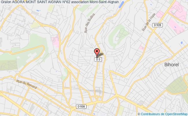 plan association Agora Mont Saint Aignan N°62 Mont-Saint-Aignan
