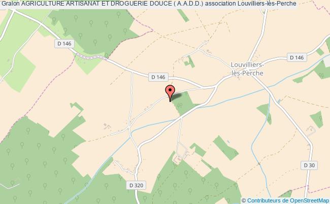 plan association Agriculture Artisanat Et Droguerie Douce ( A.a.d.d.) Louvilliers-lès-Perche
