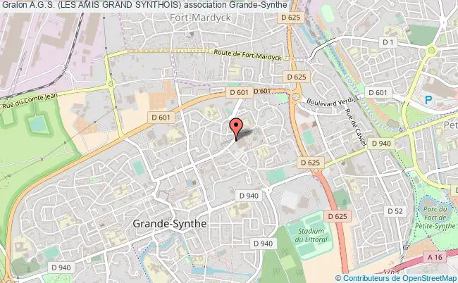 plan association A.g.s. (les Amis Grand Synthois) Grande-Synthe