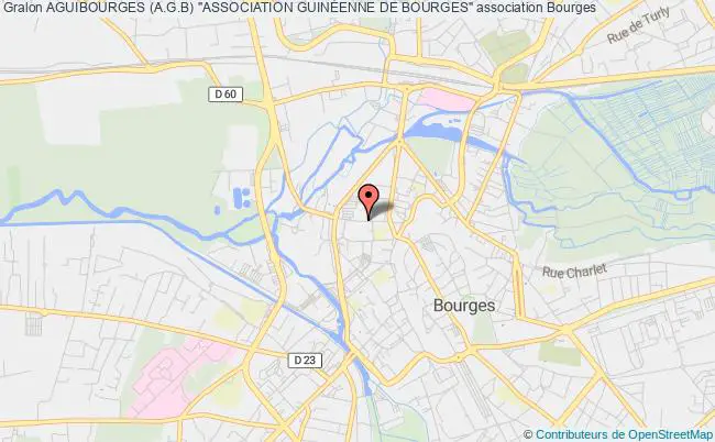 plan association Aguibourges (a.g.b) "association GuinÉenne De Bourges" Bourges