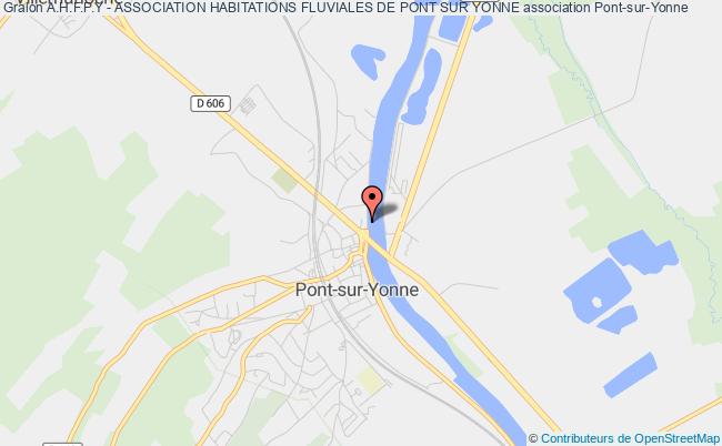 plan association A.h.f.p.y - Association Habitations Fluviales De Pont Sur Yonne Pont-sur-Yonne