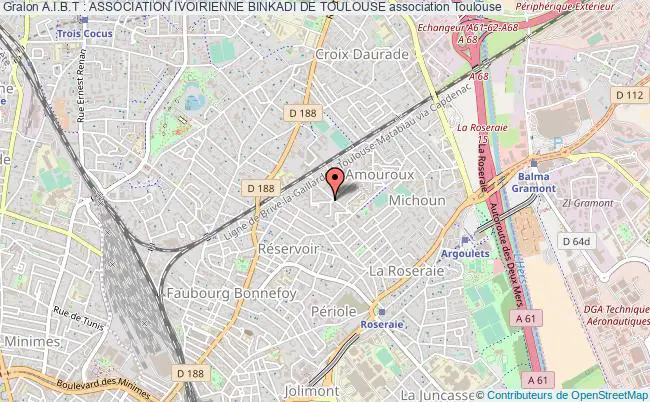 plan association A.i.b.t : Association Ivoirienne Binkadi De Toulouse Toulouse