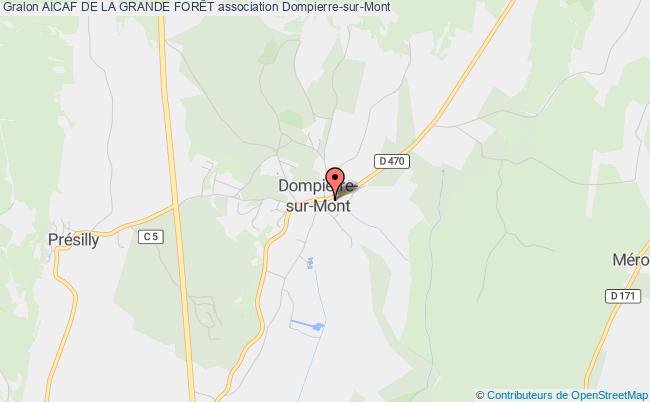 plan association Aicaf De La Grande ForÊt Dompierre-sur-Mont