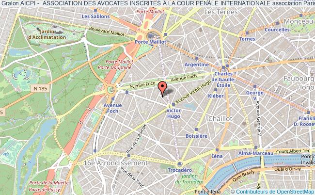 plan association Aicpi -  Association Des Avocates Inscrites À La Cour Penale Internationale Paris
