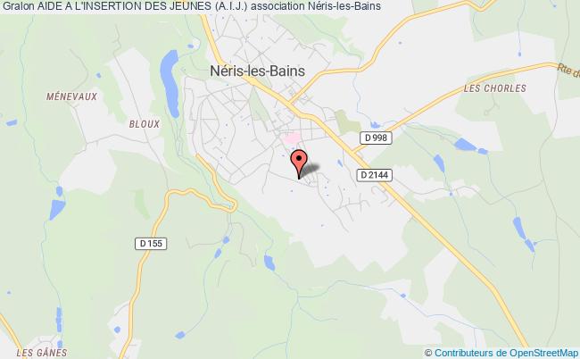 plan association Aide A L'insertion Des Jeunes (a.i.j.) Néris-les-Bains