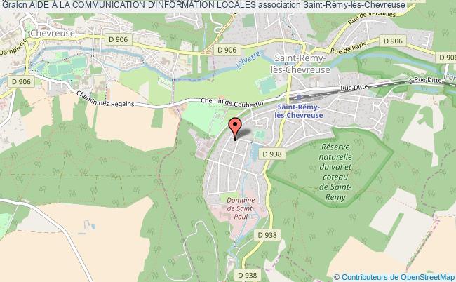 plan association Aide À La Communication D'information Locales Saint-Rémy-lès-Chevreuse