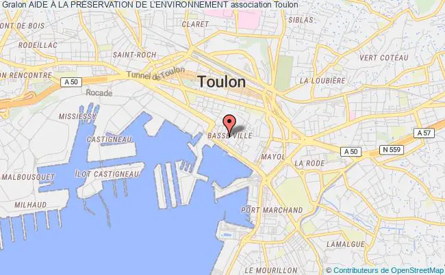 plan association Aide À La PrÉservation De L'environnement Toulon