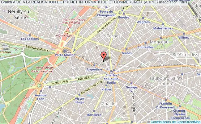 plan association Aide A La Realisation De Projet Informatique Et Commerciaux (arpic) Paris