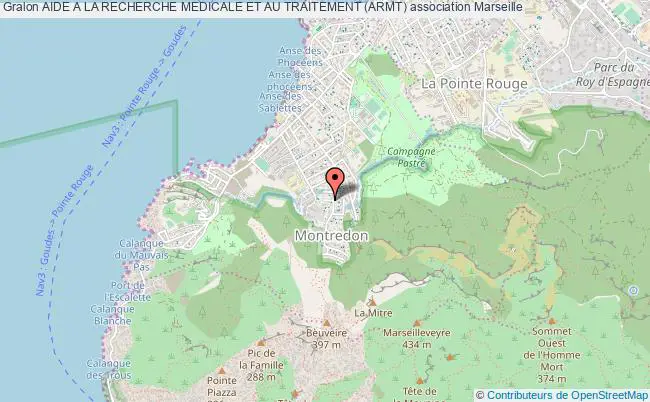 plan association Aide A La Recherche Medicale Et Au Traitement (armt) Marseille