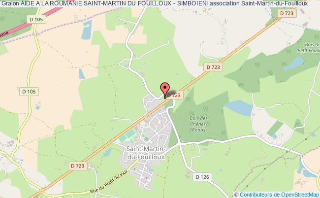 plan association Aide A La Roumanie Saint-martin Du Fouilloux - Simboieni Saint-Martin-du-Fouilloux
