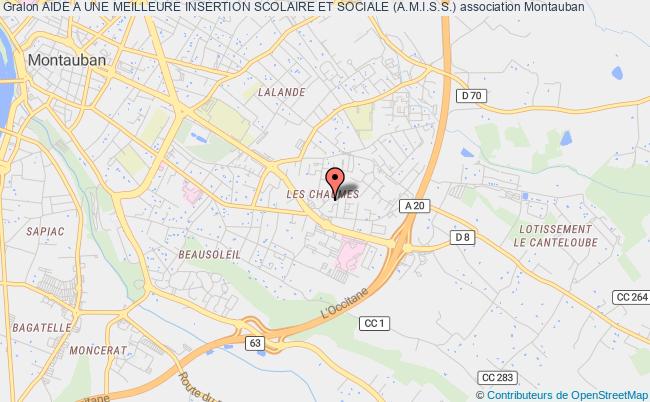 plan association Aide A Une Meilleure Insertion Scolaire Et Sociale (a.m.i.s.s.) Montauban