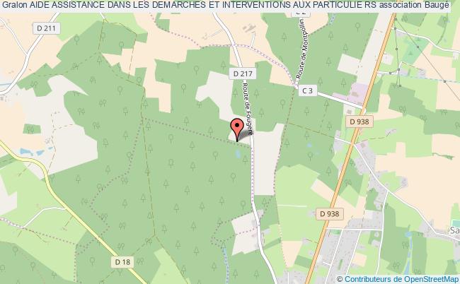 plan association Aide Assistance Dans Les Demarches Et Interventions Aux Particulie Rs Baugé-en-Anjou