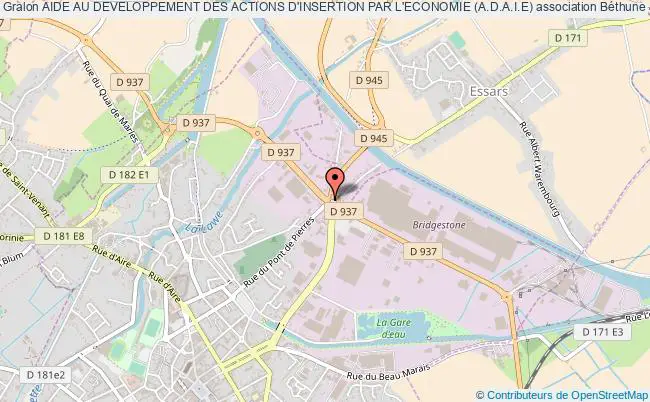 plan association Aide Au Developpement Des Actions D'insertion Par L'economie (a.d.a.i.e) Béthune
