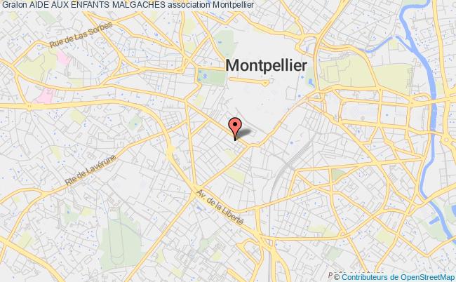 plan association Aide Aux Enfants Malgaches Montpellier
