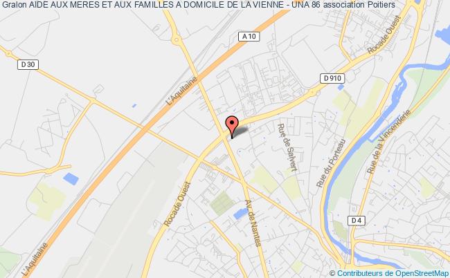 plan association Aide Aux Meres Et Aux Familles A Domicile De La Vienne - Una 86 Poitiers