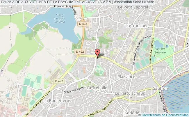 plan association Aide Aux Victimes De La Psychiatrie Abusive (a.v.p.a.) Saint-Nazaire