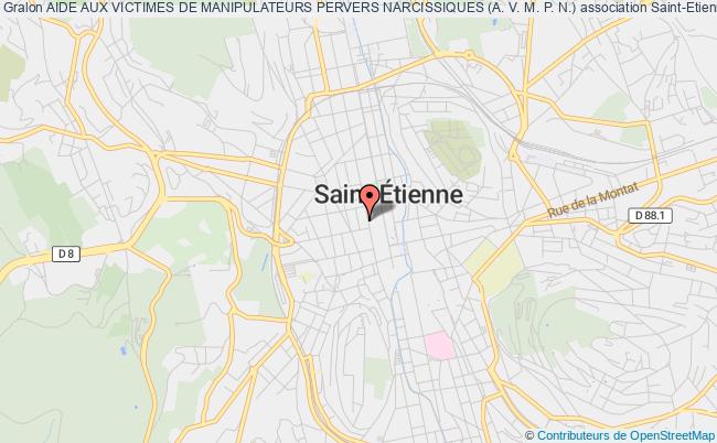 plan association Aide Aux Victimes De Manipulateurs Pervers Narcissiques (a. V. M. P. N.) Saint-Étienne