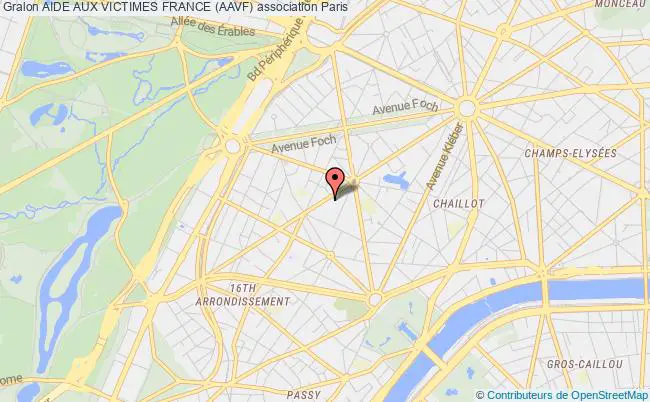 plan association Aide Aux Victimes France (aavf) Paris