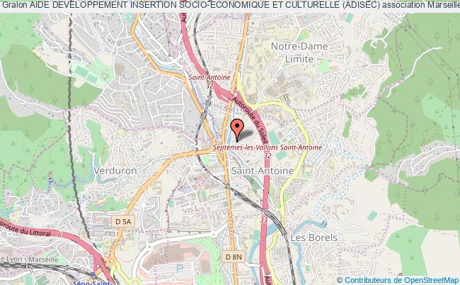 plan association Aide Developpement Insertion Socio-economique Et Culturelle (adisec) Marseille