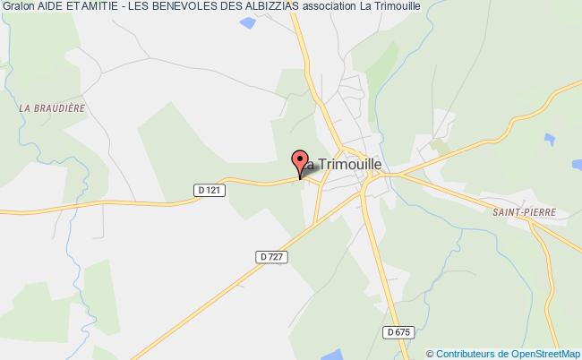 plan association Aide Et Amitie - Les Benevoles Des Albizzias La Trimouille