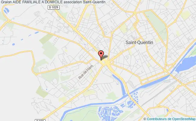 plan association Aide Familiale A Domicile Saint-Quentin