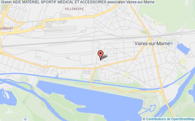 plan association Aide MatÉriel Sportif MÉdical Et Accessoires Vaires-sur-Marne