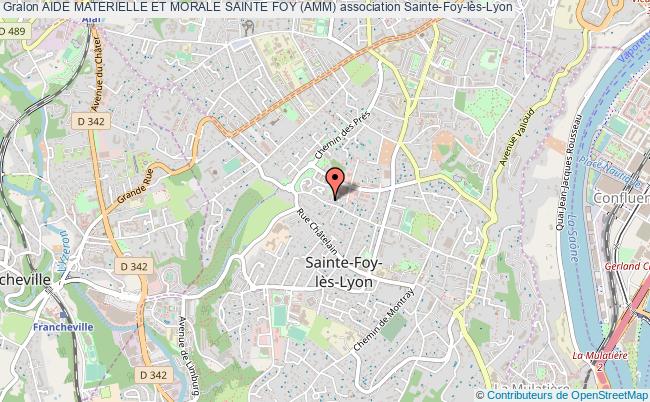 plan association Aide Materielle Et Morale Sainte Foy (amm) Sainte-Foy-lès-Lyon