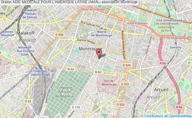 plan association Aide Medicale Pour L'amerique Latine (amal) Montrouge