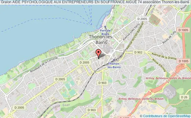 plan association Aide Psychologique Aux Entrepreneurs En Souffrance AiguË 74 Thonon-les-Bains