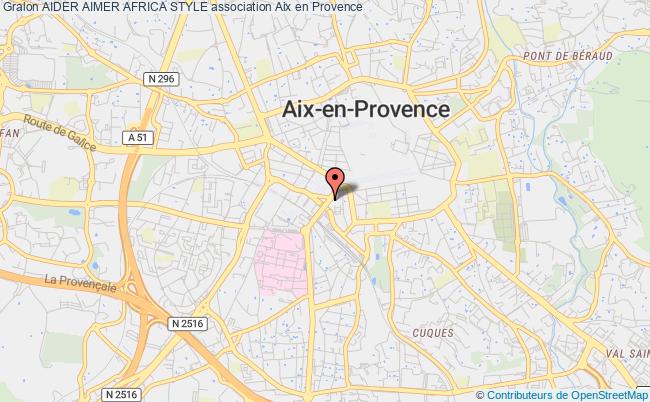 plan association Aider Aimer Africa Style Aix-en-Provence