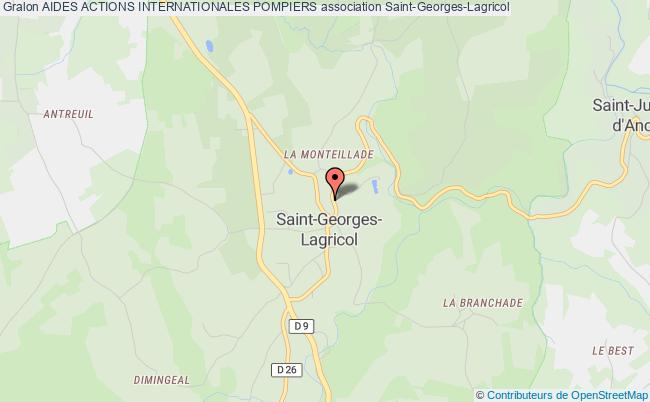 plan association Aides Actions Internationales Pompiers Saint-Georges-Lagricol