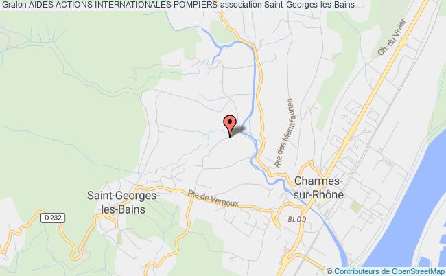 plan association Aides Actions Internationales Pompiers Saint-Georges-les-Bains