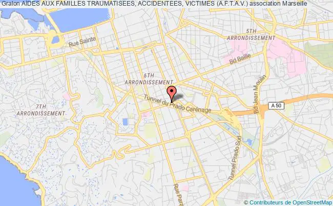 plan association Aides Aux Familles Traumatisees, Accidentees, Victimes (a.f.t.a.v.) Marseille 6