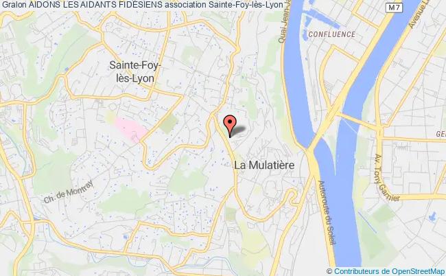 plan association Aidons Les Aidants FidÉsiens Sainte-Foy-lès-Lyon
