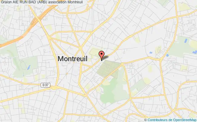 plan association Aie Run Bad (arb) Montreuil