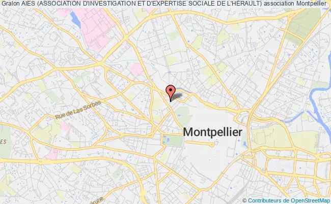 plan association Aies (association D'investigation Et D'expertise Sociale De L'hÉrault) Montpellier