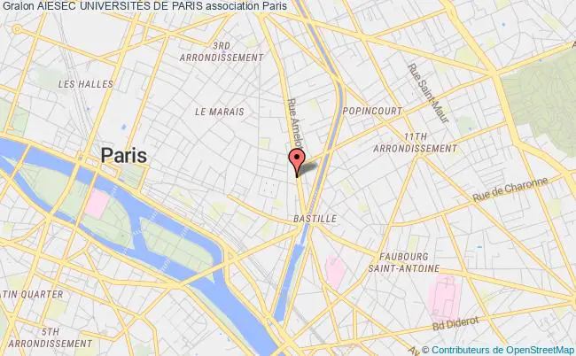 plan association Aiesec UniversitÉs De Paris Paris