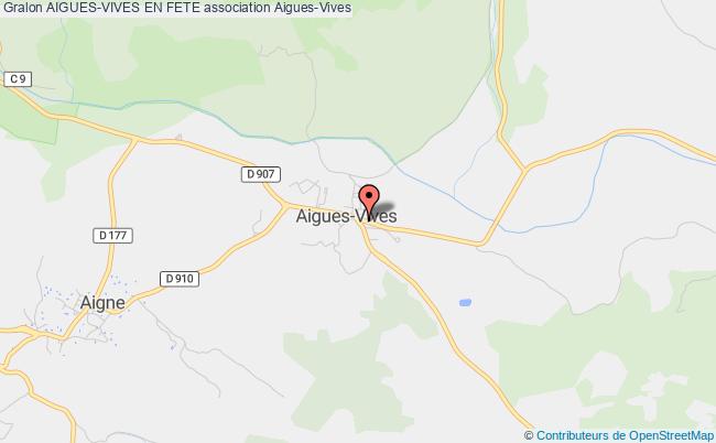 plan association Aigues-vives En Fete Aigues-Vives