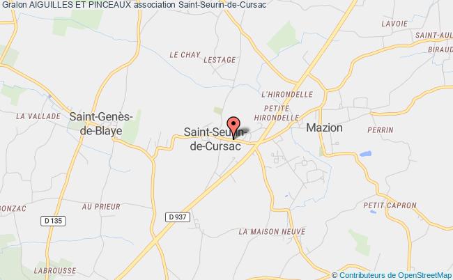 plan association Aiguilles Et Pinceaux Saint-Seurin-de-Cursac