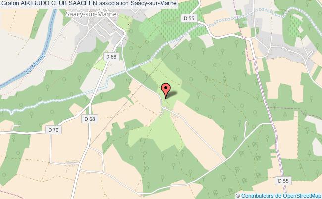 plan association AÏkibudo Club SaÂceen Saâcy-sur-Marne
