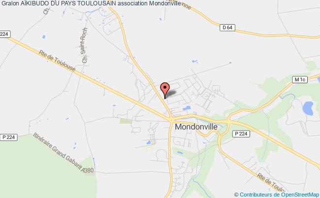 plan association AÏkibudo Du Pays Toulousain Mondonville