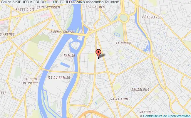 plan association Aikibudo Kobudo Clubs Toulousains Toulouse