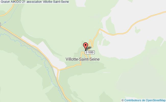 plan association Aikido 21 Villotte-Saint-Seine