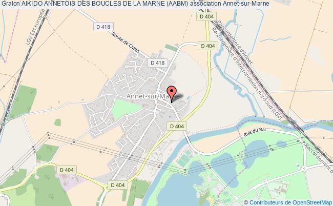 plan association Aikido Annetois Des Boucles De La Marne (aabm) Annet-sur-Marne