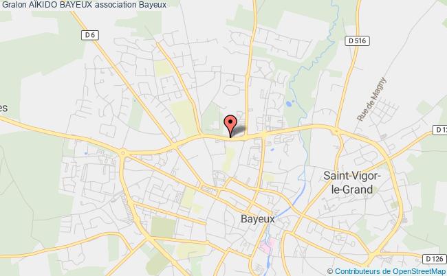 plan association AÏkido Bayeux Bayeux