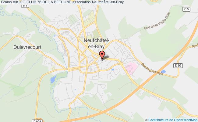 plan association Aikido Club 76 De La Bethune Neufchâtel-en-Bray